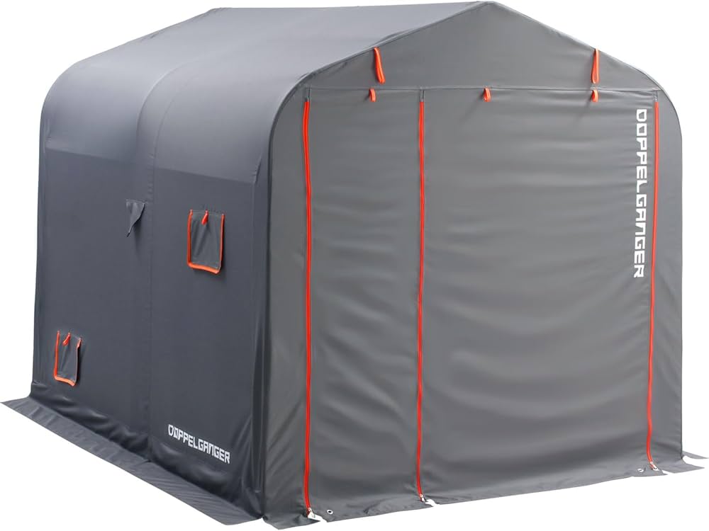 Amazon | ドッペルギャンガー バイクガレージ2500 ワイド【外寸:奥行き