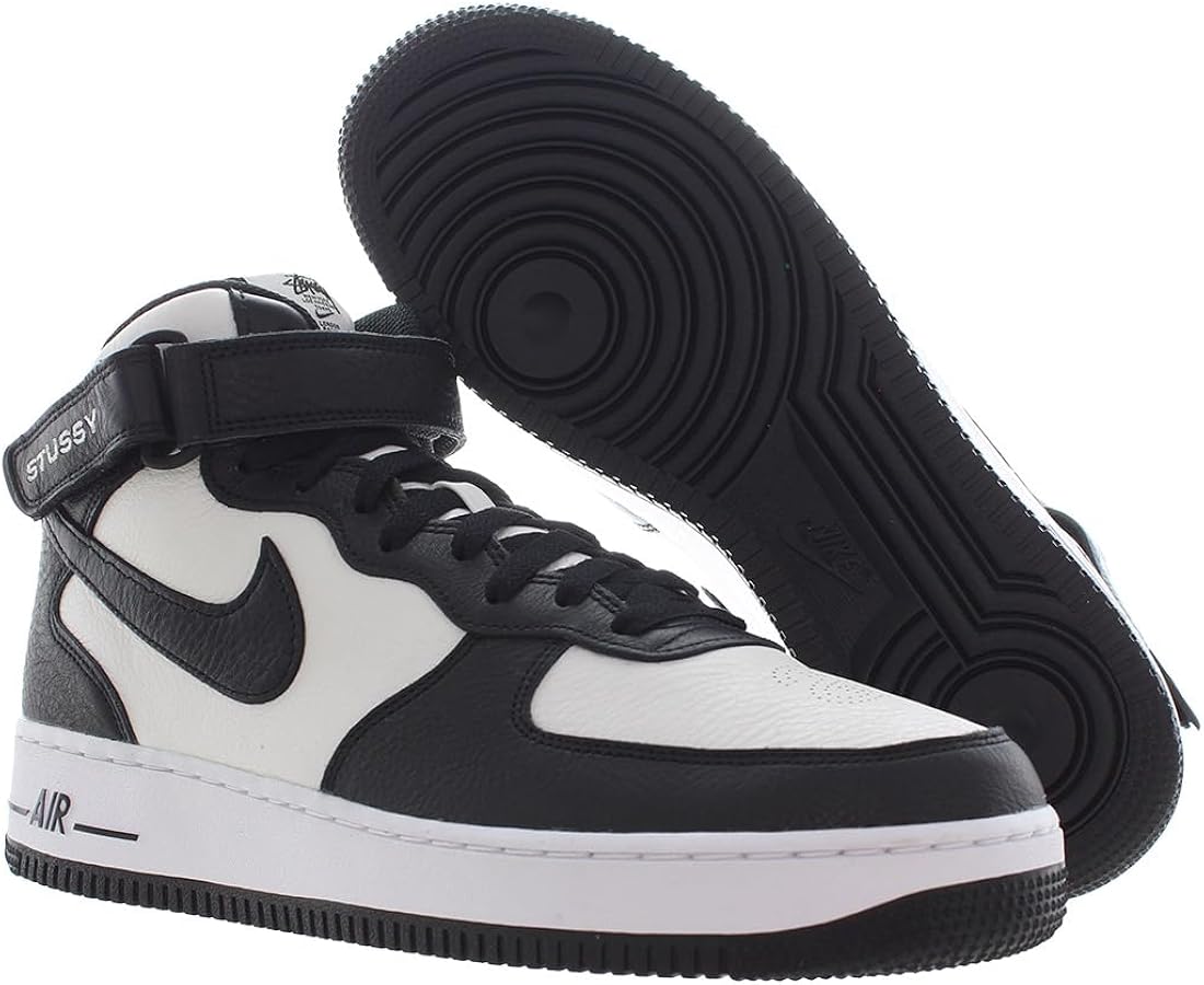 Amazon.com | Nike Mens Air Force 1 Mid DJ7840 002 Stussy - Light