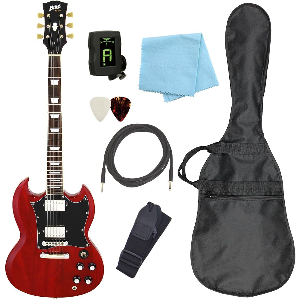 Amazon | エレキギター 初心者セット SG タイプ 7点セット Blitz BSG