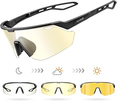 Amazon | [Lamicall] 調光サングラス スポーツサングラス 調光レンズ