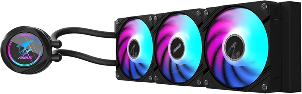 Amazon.co.jp: AORUS WATERFORCE II 360 液体CPUクーラー、3x120mm低