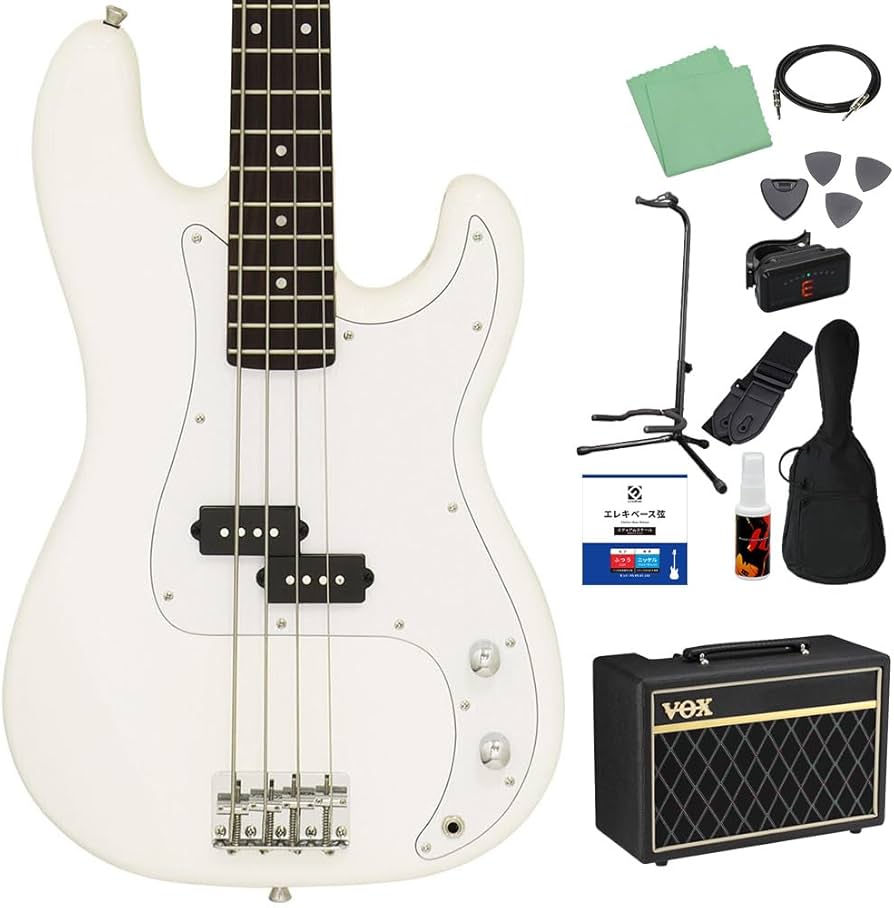 Amazon | LEGEND LPB-Z WH エレキベース初心者12点セット 【VOXアンプ