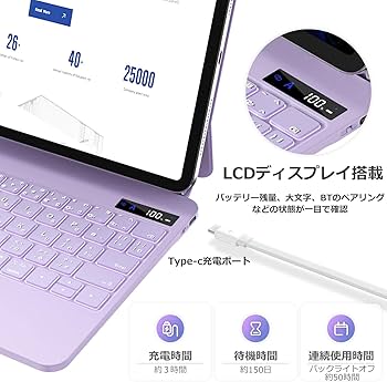 Amazon.co.jp: QERDAOYI マジックキーボード iPad Air 11インチM3 /M2