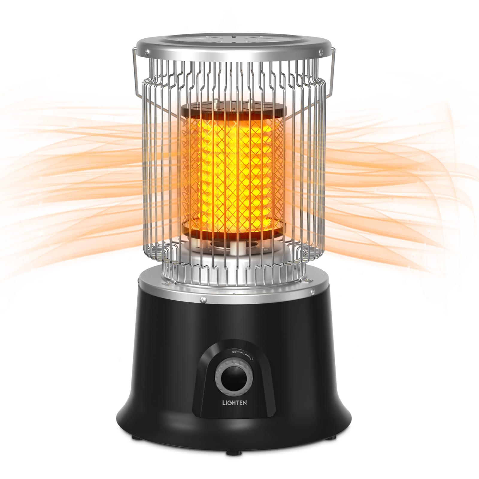 Amazon | CHISYOU 電気ストーブ 電気ヒーター 【円柱型＆360度速暖