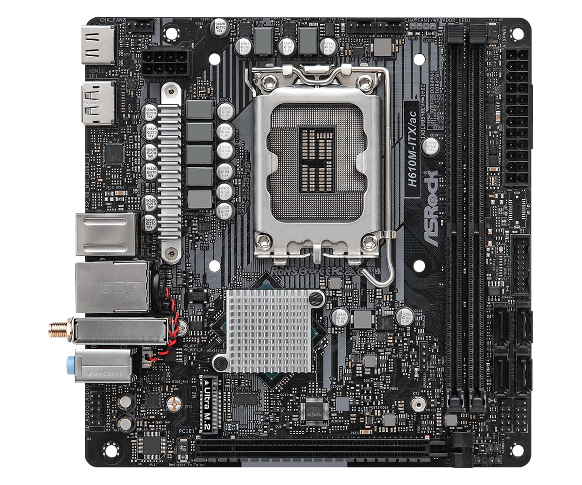 Amazon | ASRock マザーボード H610M-ITX/ac Intel H610 シリーズ 第12