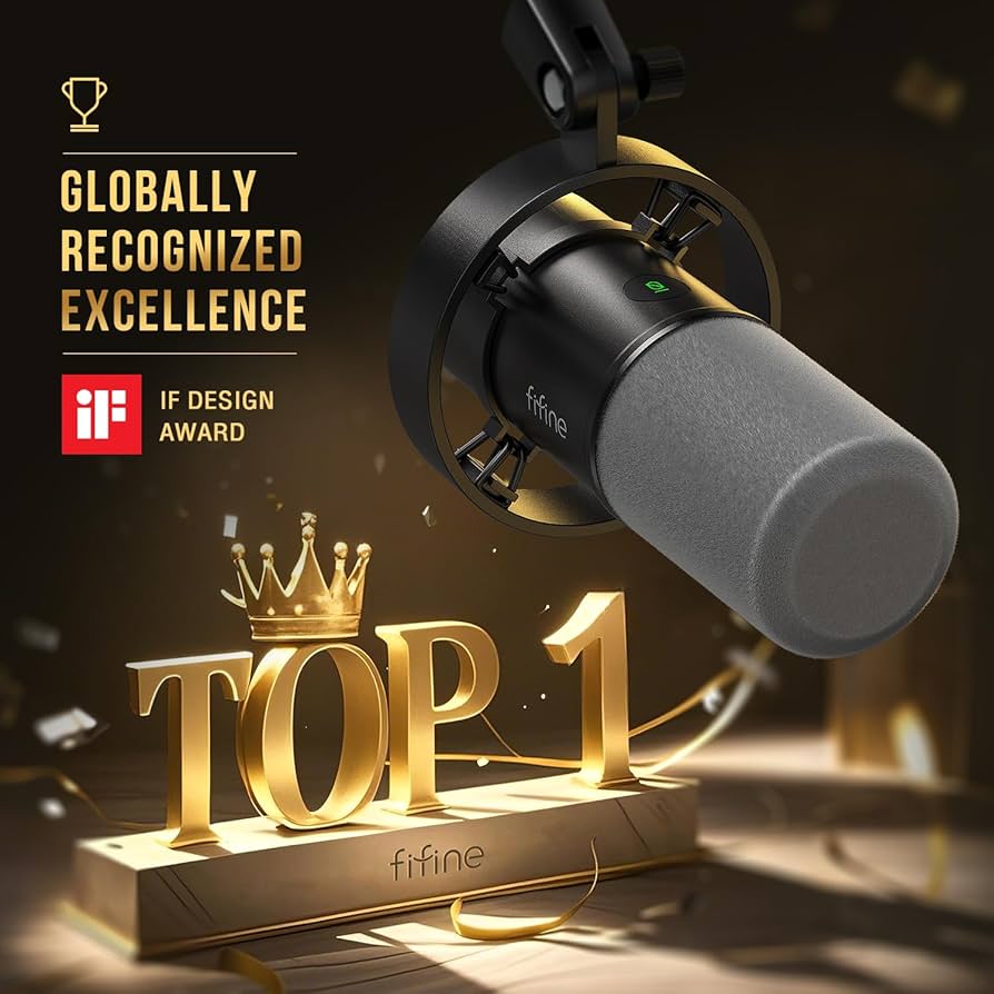 Amazon.co.jp: FIFINE K688 ポッドキャストマイクキット USB/XLR