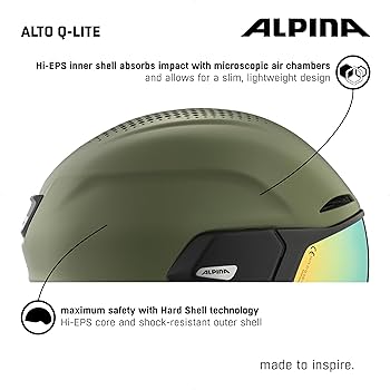 Amazon | ALPINA(アルピナ) スキースノーボードバイザーヘルメット