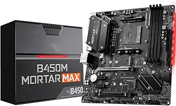 Amazon | MSI B450M Mortar MAX マザーボード DDR4 64GB AM4 PCI-E 3.0