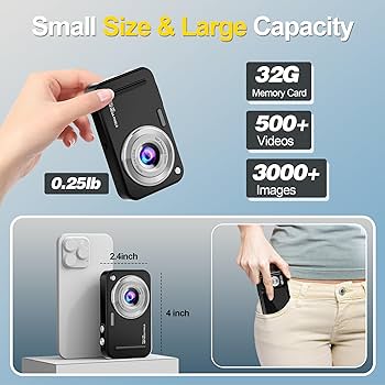 Amazon.com : Digital Camera, Autofocus 48MP FHD 1080P Camera for