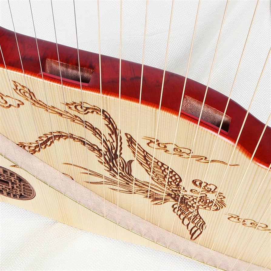 Amazon.co.jp: YLWX ライアーハープ 24 弦学びやすい小型ハープ初心者