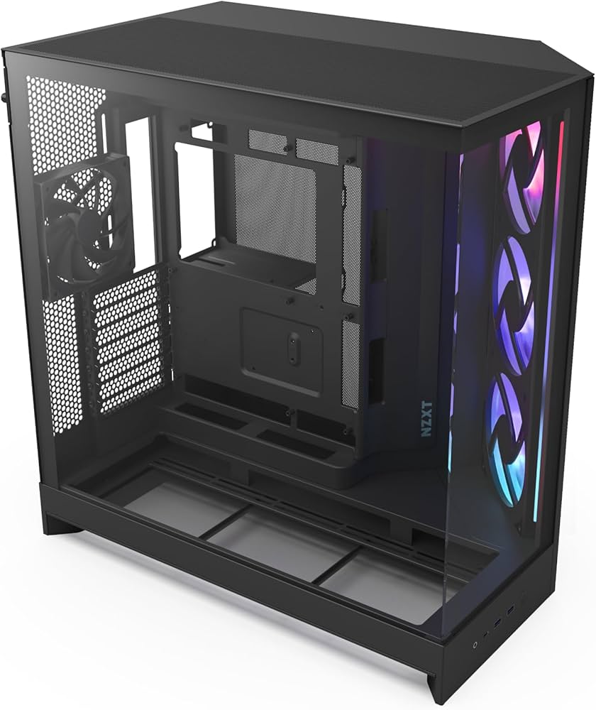 Amazon.com: NZXT H9 Flow RGB (2025) – Large Dual-Chamber ATX Mid