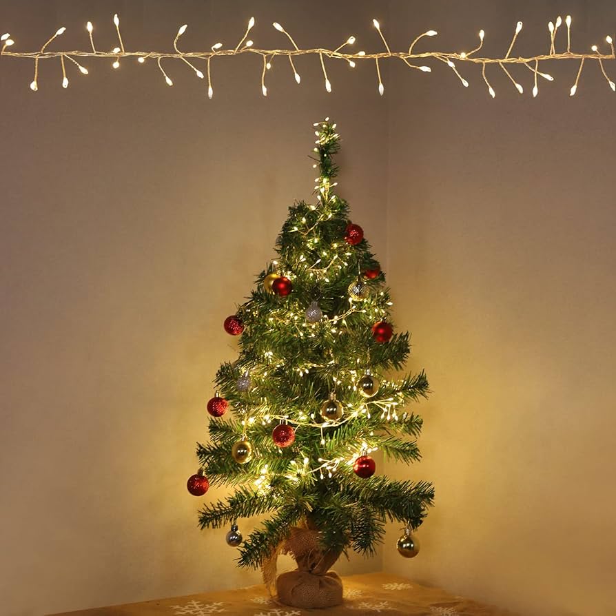 Amazon.co.jp: Salcar 4M 400球 LED 銅線ワイヤーライト 爆竹形状 DIY