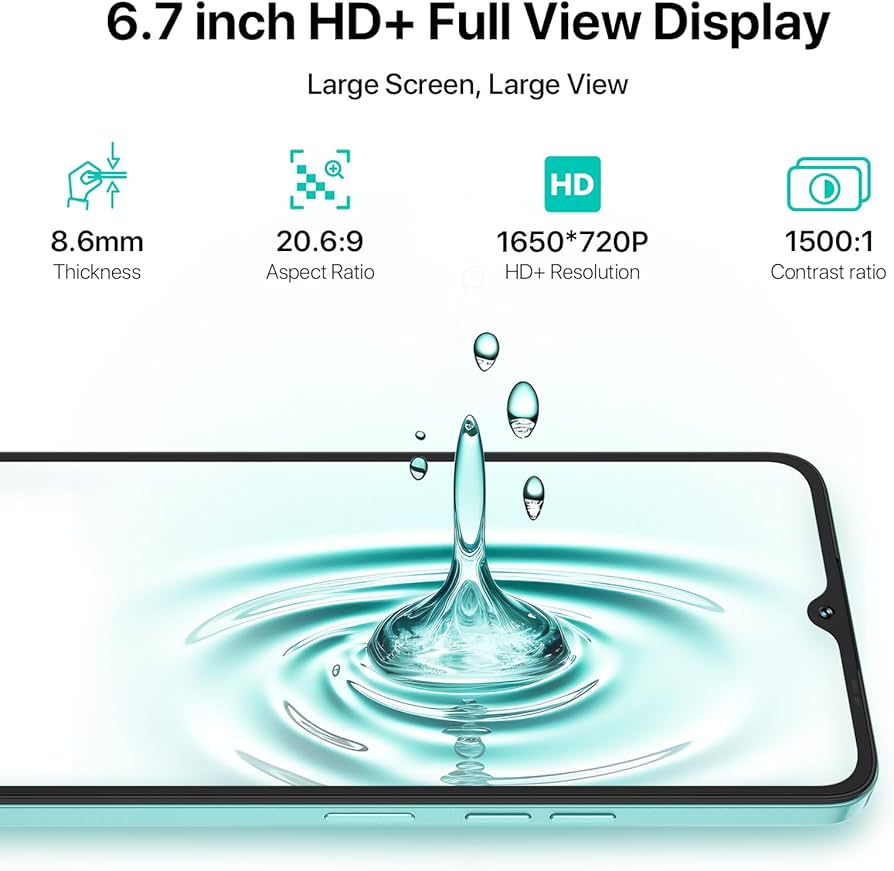 Amazon.com: UMIDIGI A15 Cell Phones 16(8+8)G+256G, Android 13