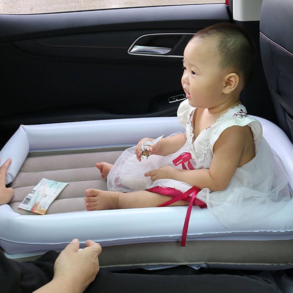 Amazon | 空気注入式 飛行機ベッド 幼児 子供用 フットレスト エア