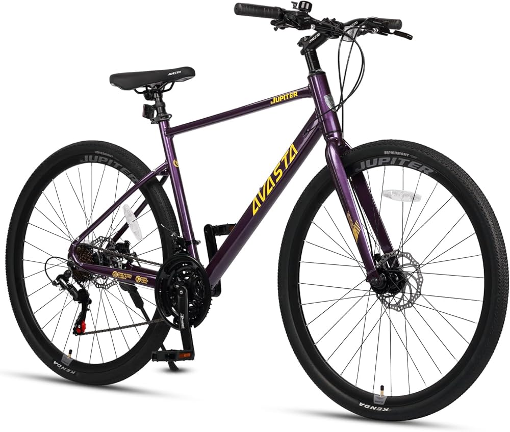 Amazon | 【AVASTA】軽量クロスバイク ハイブリッド自転車 27.5インチ