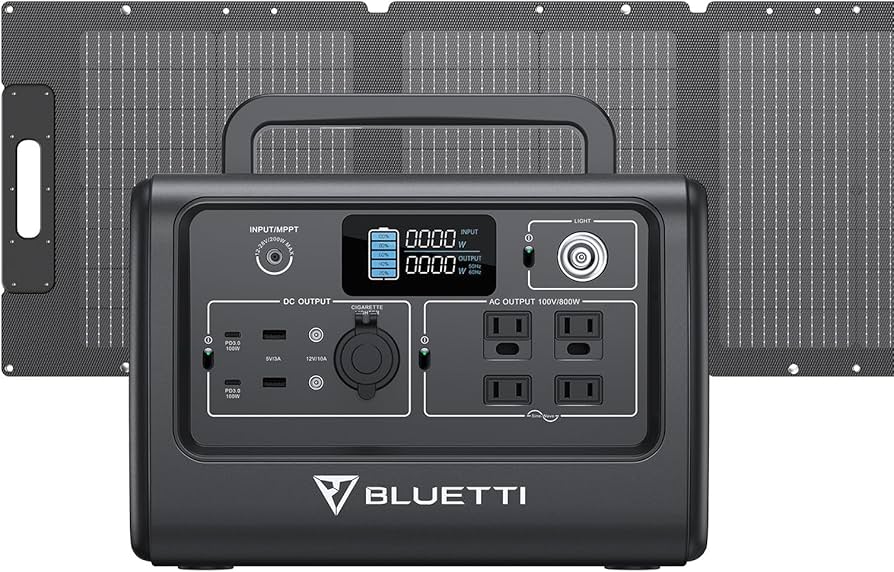 Amazon.co.jp: BLUETTI ポータブル電源 EB70S 716Wh/800W 太陽光発電