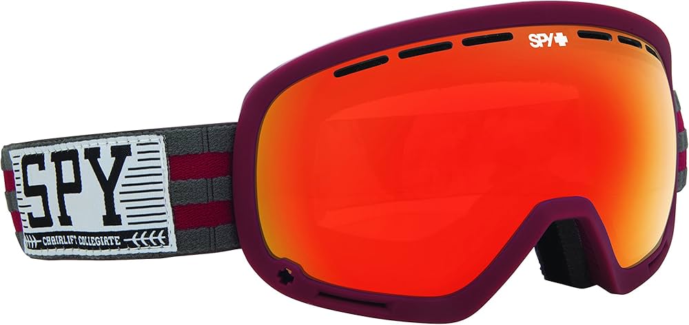 Amazon.com : Spy Optic Marshall Snow Goggles, Chairlift Collegiate