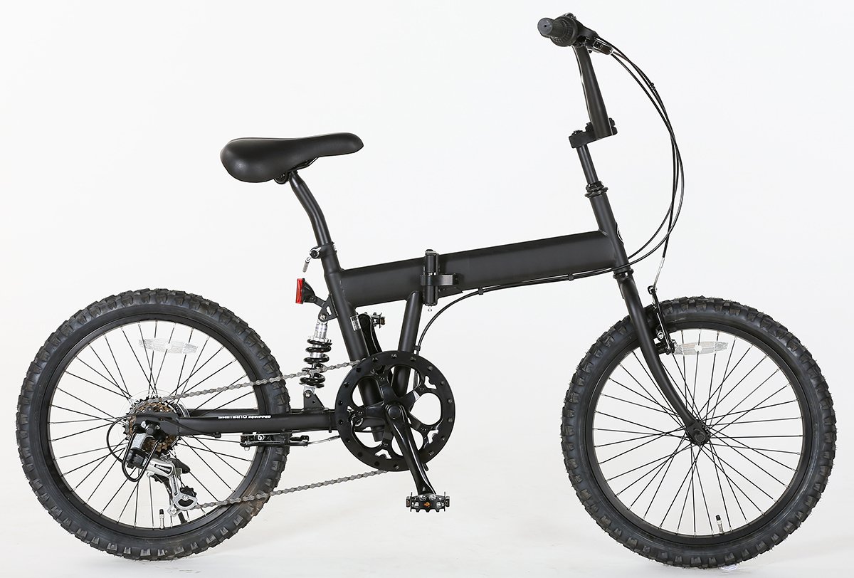 Amazon | 折りたたみ BMX X-206 20インチ 6段変速 自転車 マット