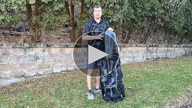 MOCTOUR Golf Travel Bags for Airlines with Wheels & ABS Hard Case