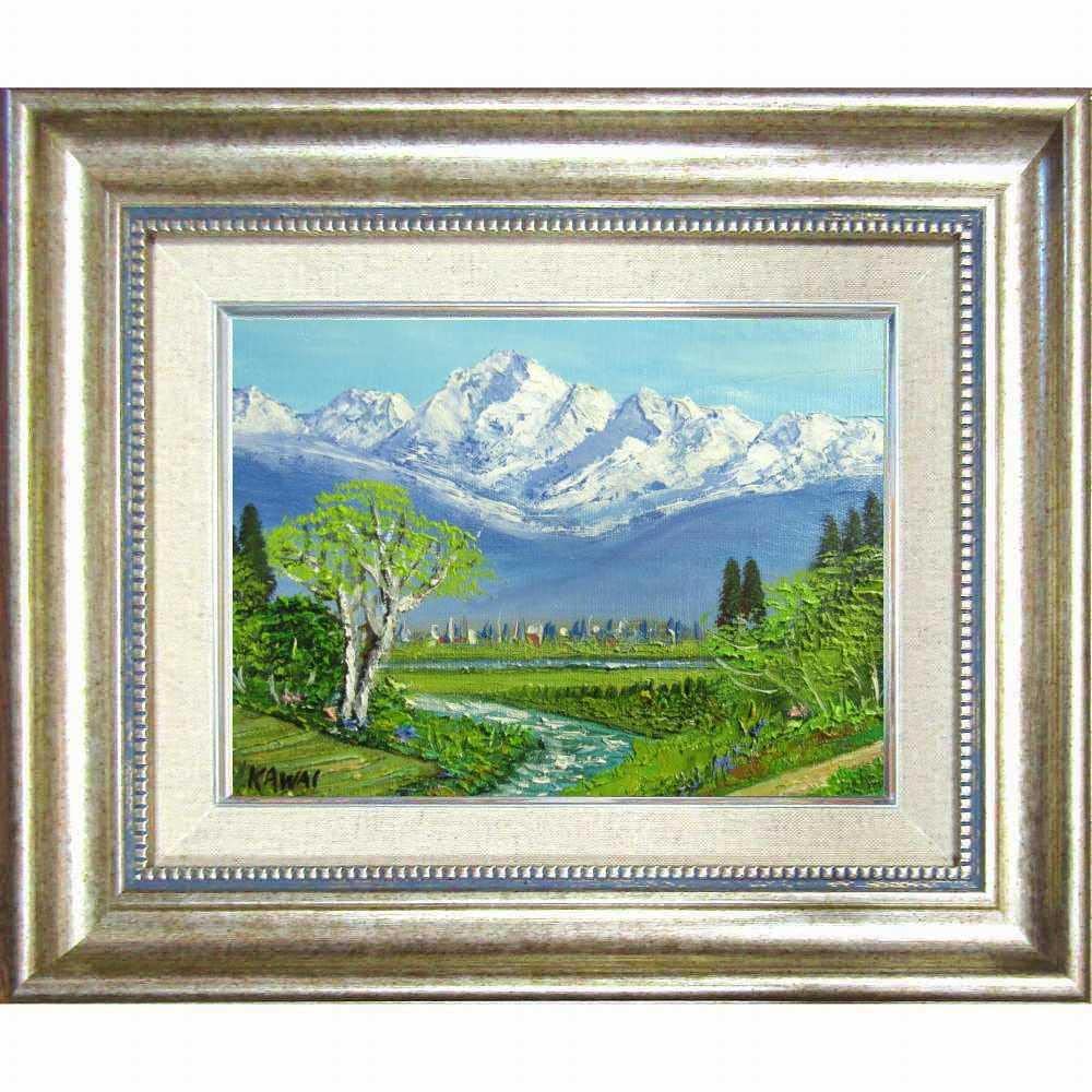 鉛筆デッサン 加藤助八「散歩」日動画廊シール 1977年宇宙展出品作