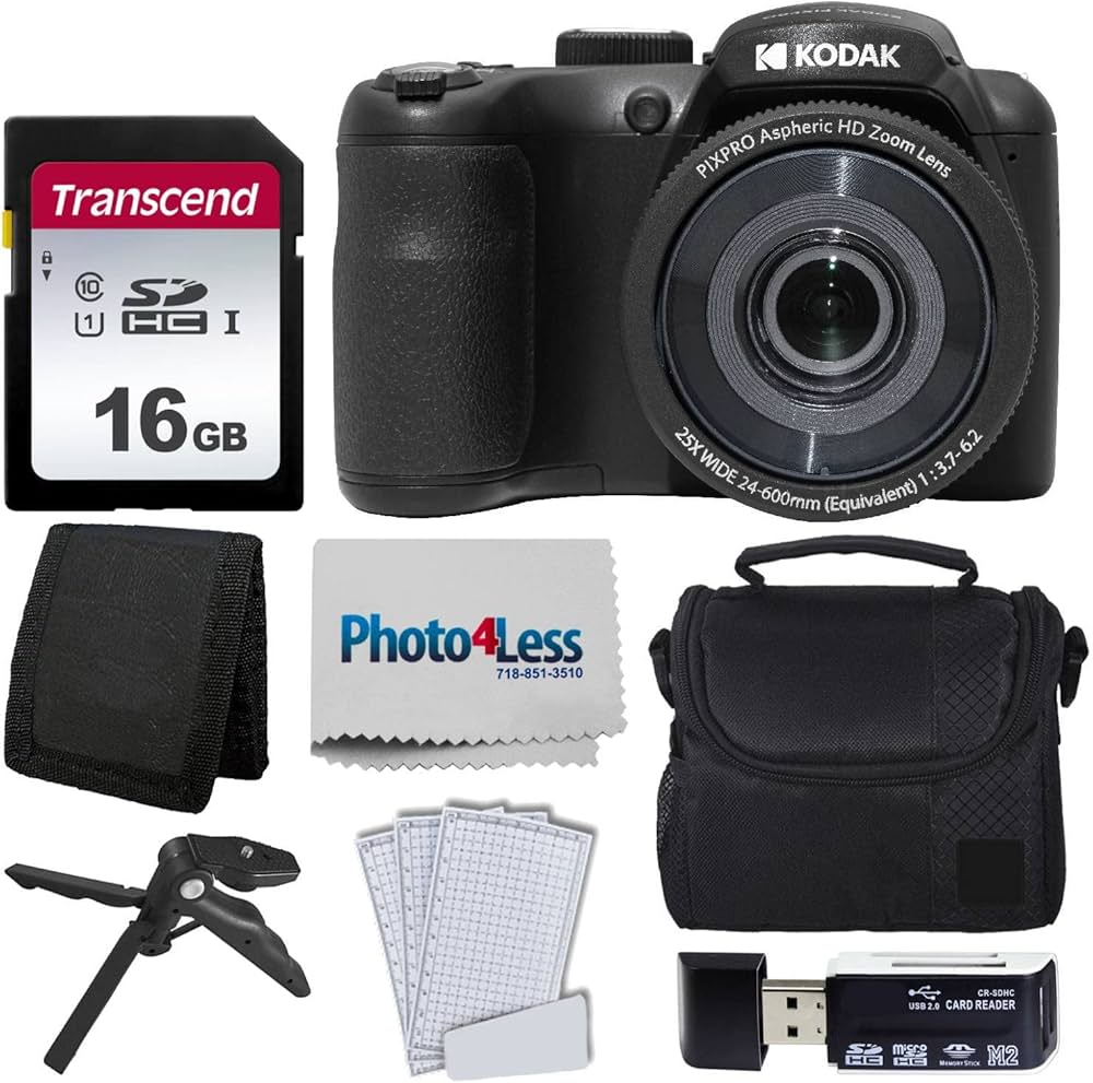 Amazon | Kodak PIXPRO AZ255 デジタルカメラ(ブラック) + ポイント