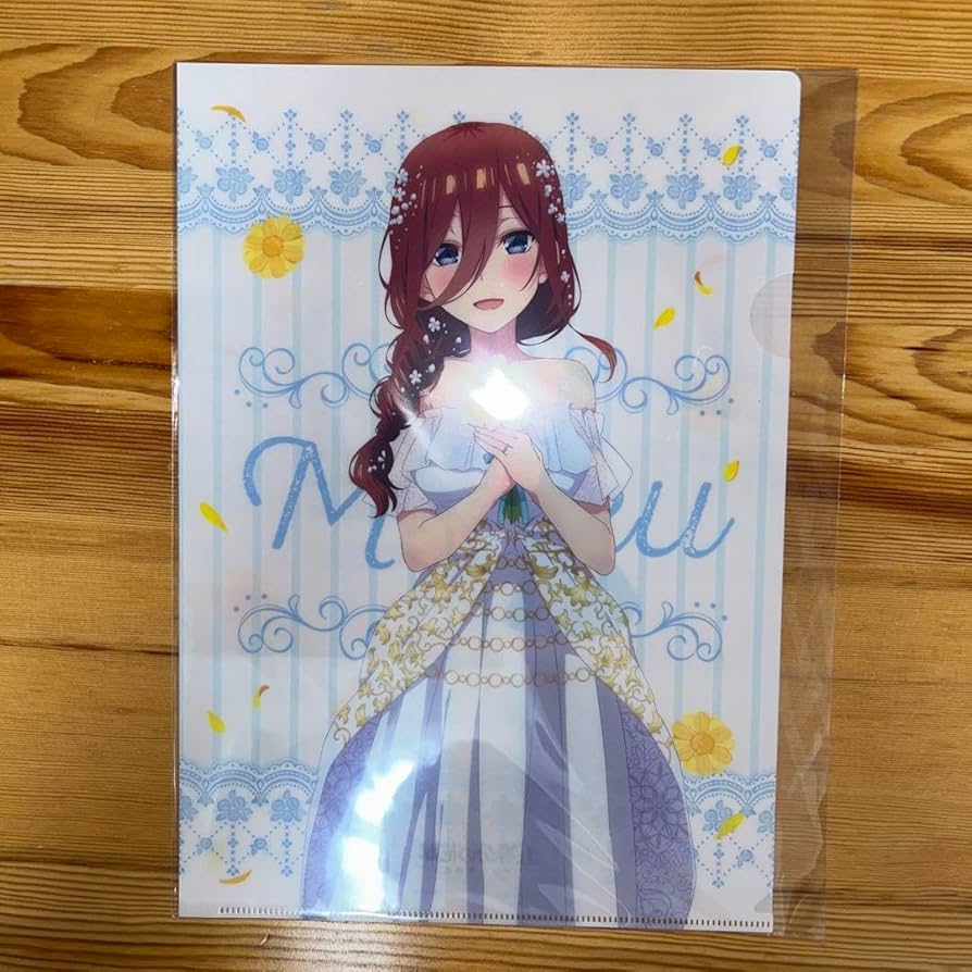 Amazon.co.jp: 五等分の花嫁 中野三玖 クリアファイル アニメ原画展