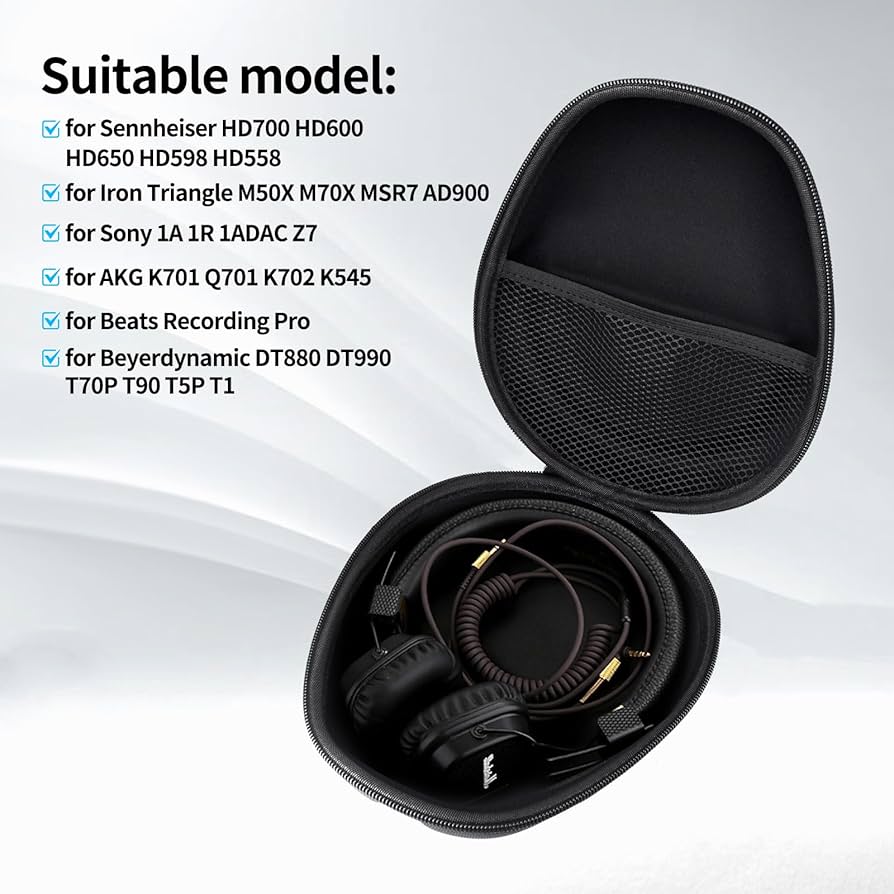 Amazon | for ゼンハイザー用ヘッドホンケース用 ハードシェル耐衝撃