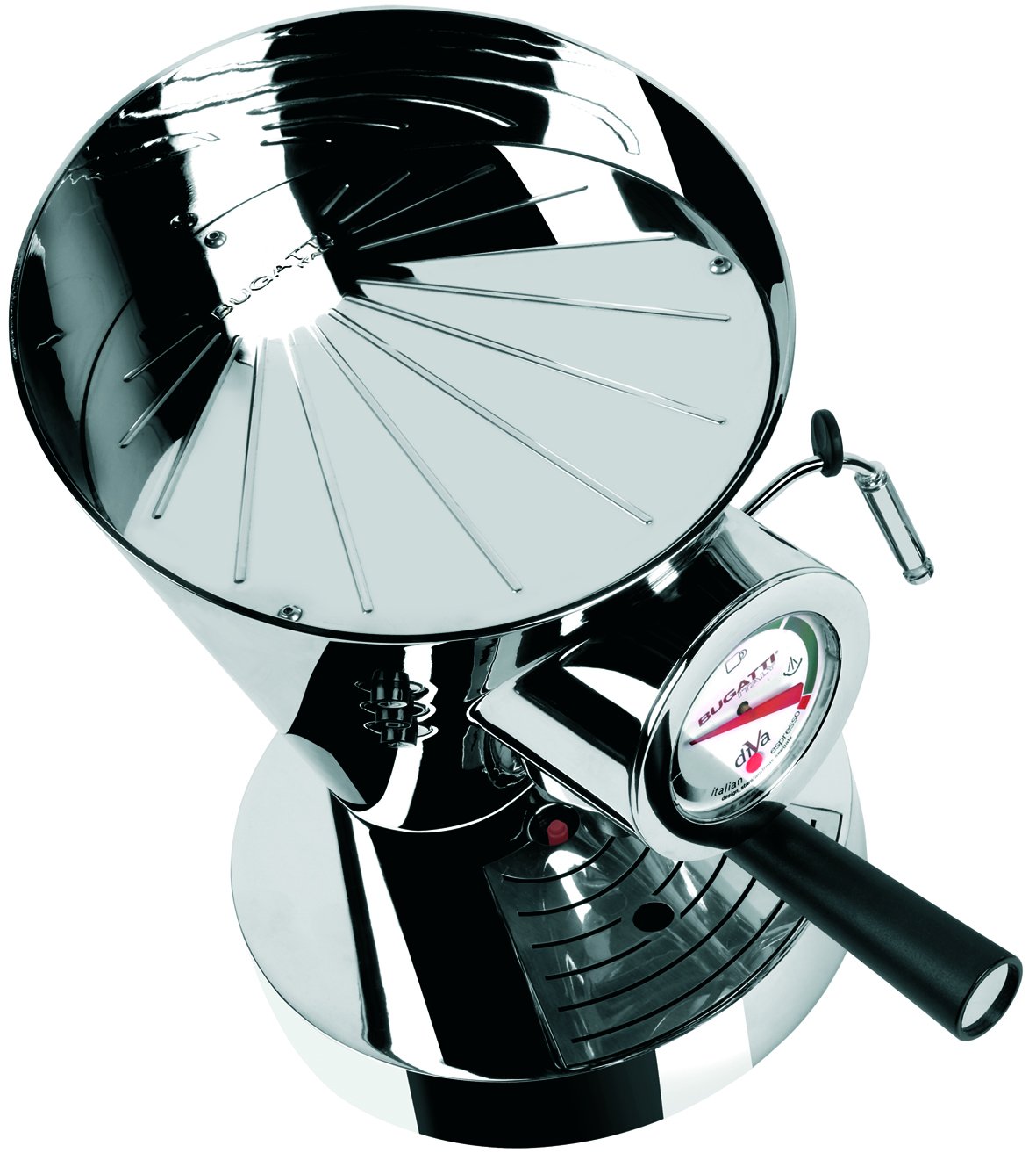 Amazon.co.jp: BUGATTI ITALY DIVA ESPRESSO MACHINE CHROME 15-DIVACR
