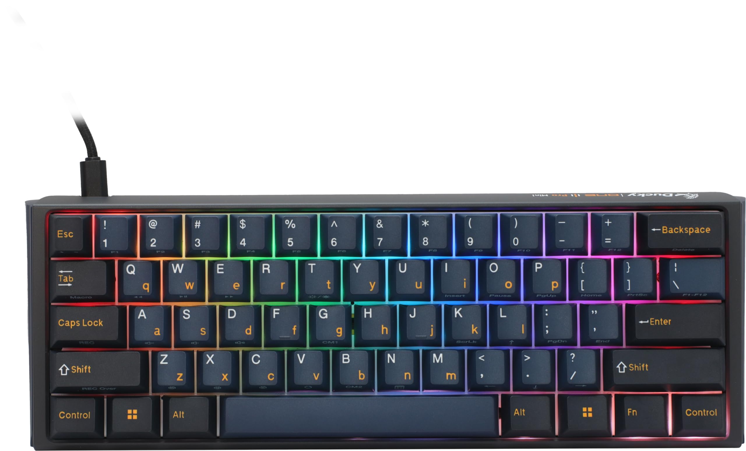 Amazon.com: Ducky One 3 Mini Pro Nazca 8K 60% Hotswap RGB Triple