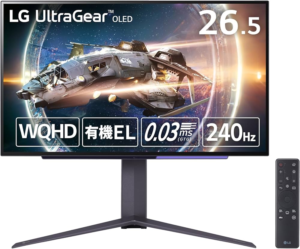Amazon.co.jp: LG ゲーミングモニター UltraGear 27GR95QE-B 26.5