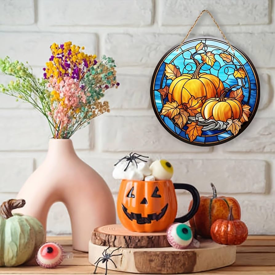 Amazon.co.jp: ハロウィンスカル アクリル ウィンドウハンギング