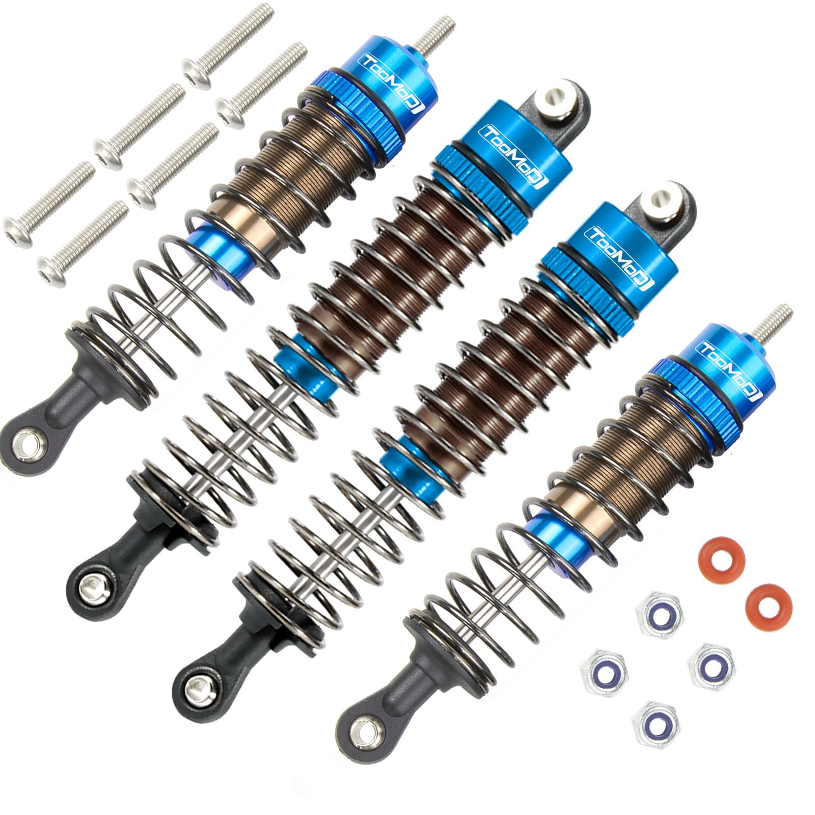 Amazon.com: TOOMOD RC Car Oil Shocks Absorber Damper for Tamiya