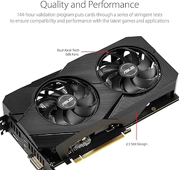 Amazon.com: ASUS GeForce RTX 2060 Overclocked 6G GDDR6 Dual-Fan