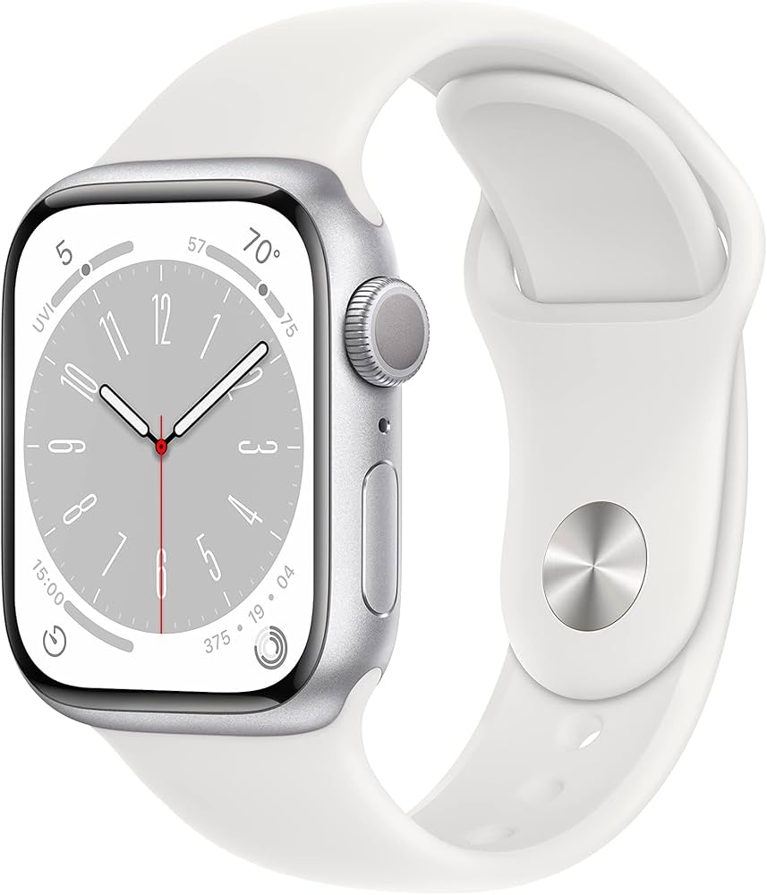 Amazon.com: Apple Watch Series 8 (41MM, GPS) - Silver Aluminum