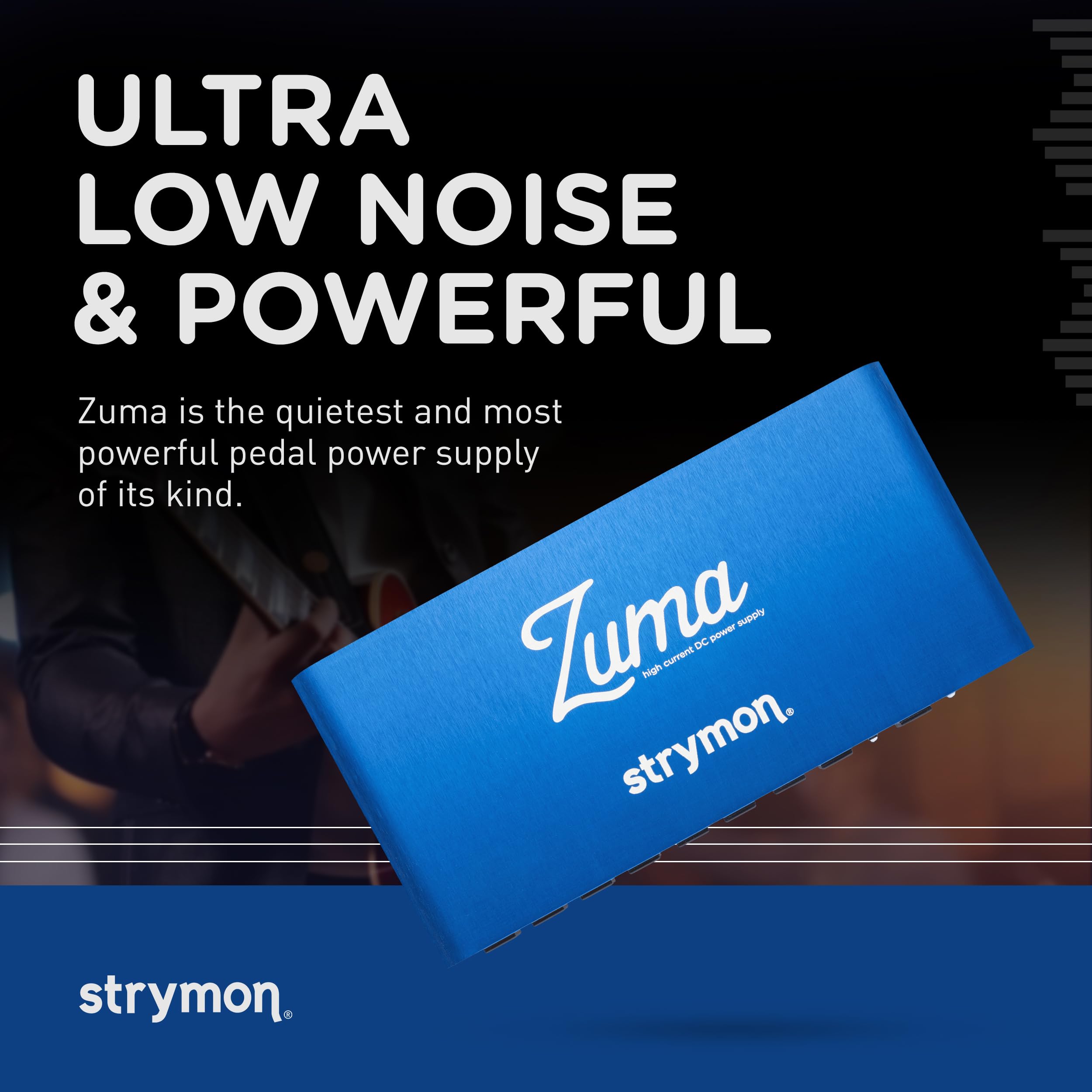 Amazon | Strymon Zuma 拡張可能高電流ギターエフェクト DCペダル電源