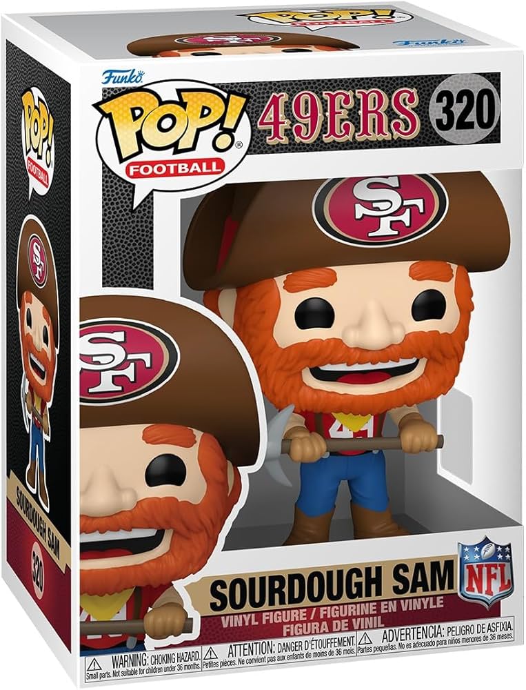Amazon.com: Funko Pop! NFL Mascots: 49ers - Sourdough Sam - NHL