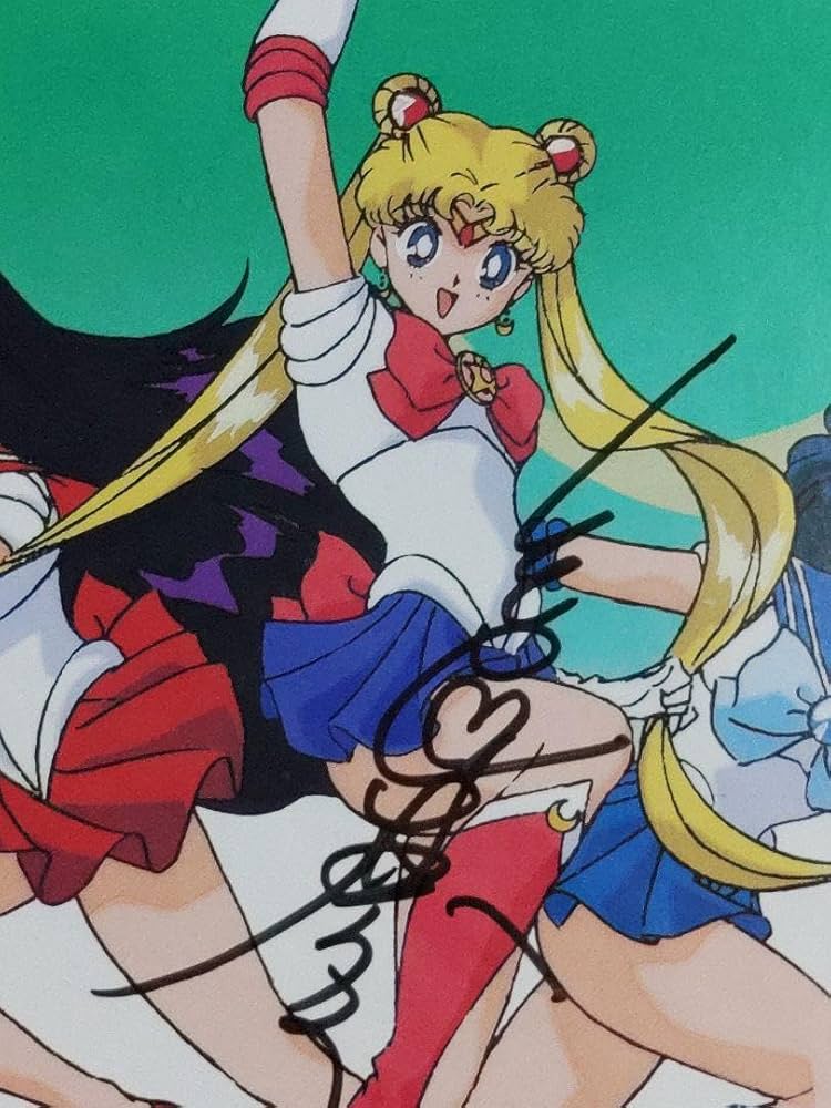 Amazon.co.jp: セーラームーン月野うさぎ直筆サイン色紙エバ ミサト