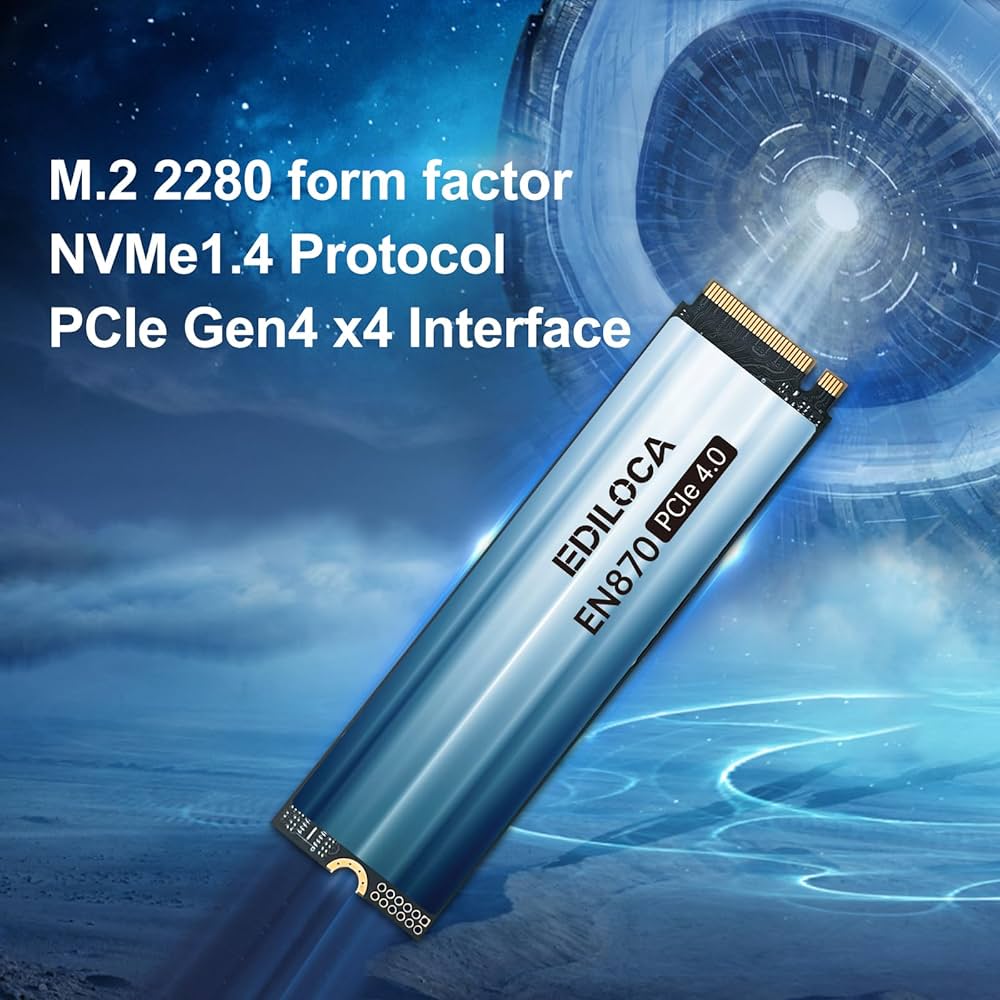 Amazon | Ediloca EN870 SSD 2TB PCIe 4.0 NVMe M.2 2280 PS5動作確認