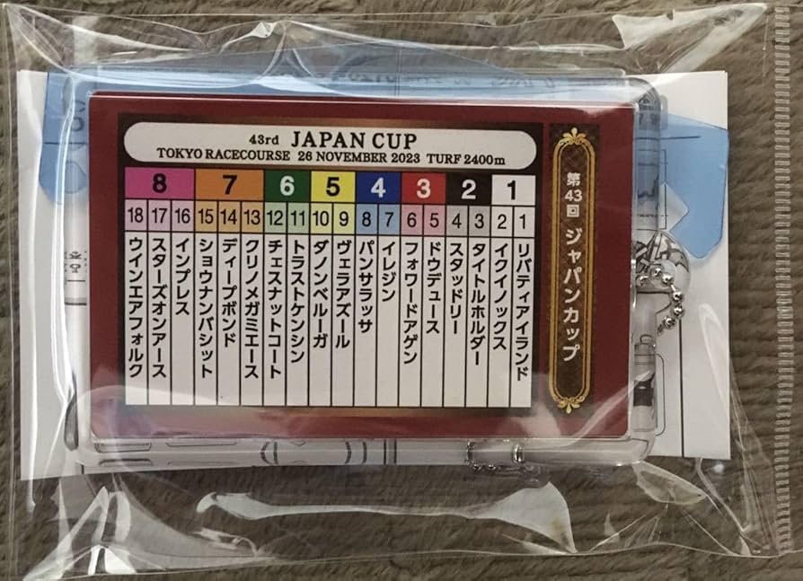 Amazon.co.jp: 想い出馬券ホルダー ジャパンカップ イクイノックス