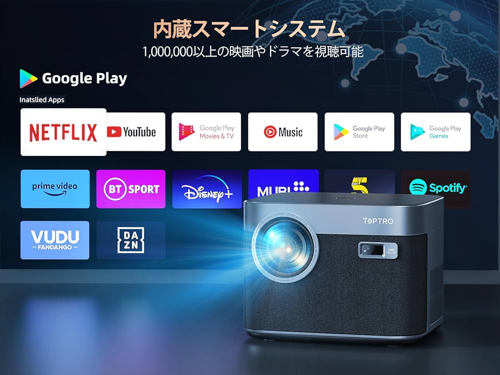 Amazon.co.jp: 【2024先行発売&正規Android TV搭載】TOPTRO