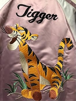 Amazon.co.jp: ティガーのスカジャン（黒Sサイズ）東京ディズニー