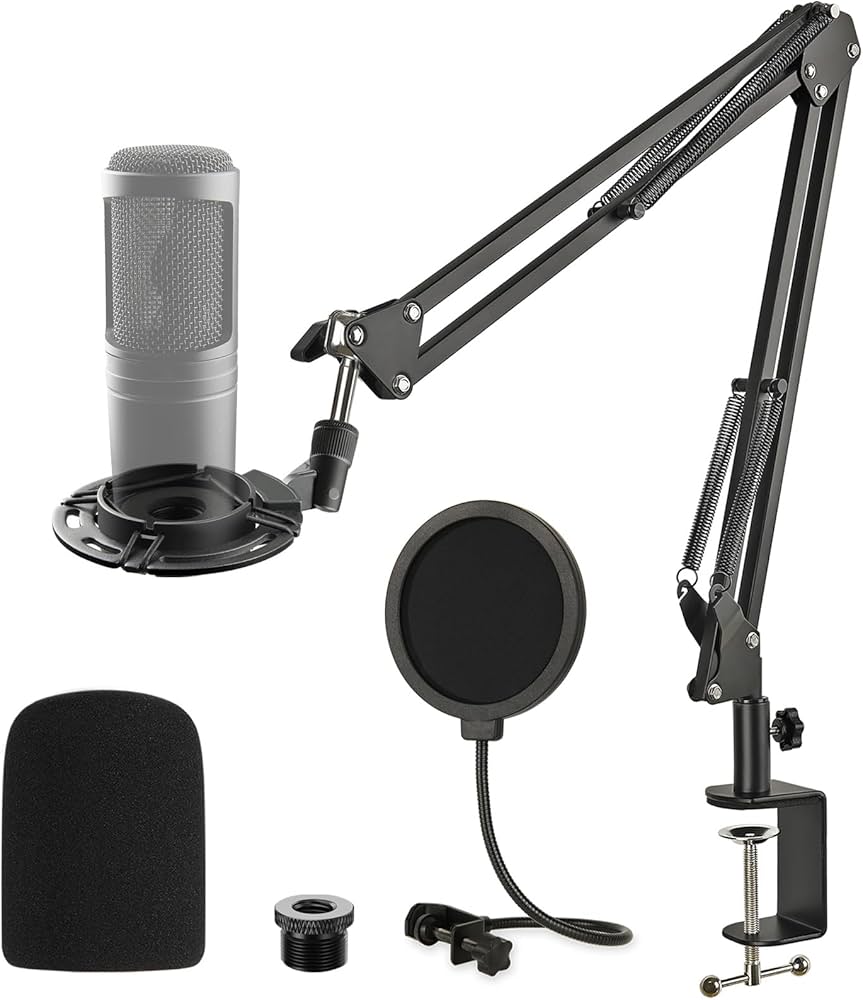 Amazon.com: Audio Technica AT2020 Mic Stand, AT2020 Mic Boom Arm