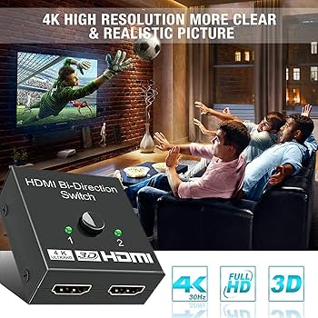 Amazon | HDMI切替器 HDMI分配器 2入力1出力/1入力2出力 Deear 双向