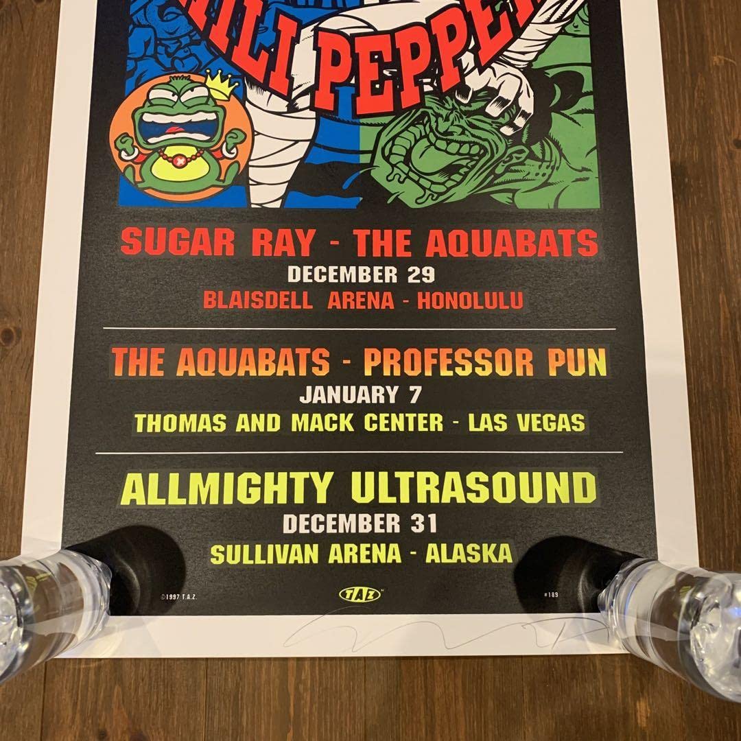 超希少80svtg◇red hot chili peppersレッチリ ポスター