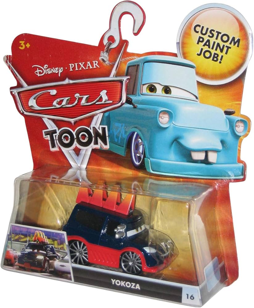 YOKOZA 16 Disney / Pixar CARS 1:55 Scale Cars Toon Die-Cast