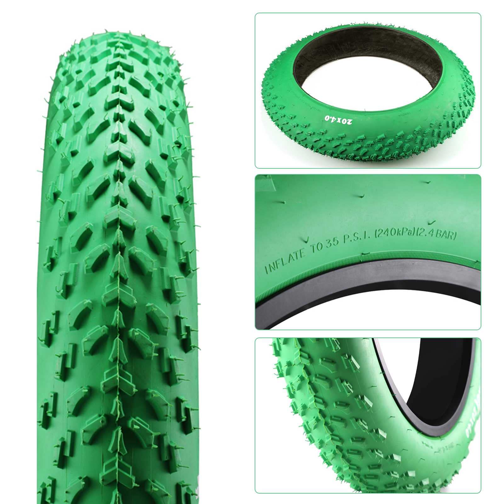 Amazon | 電動自転車 タイヤ 20インチ | 20x4.0 タイヤ | 20x4