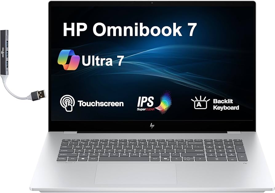Amazon.com: HP Omnibook 7 AI Powered Laptop 17.3