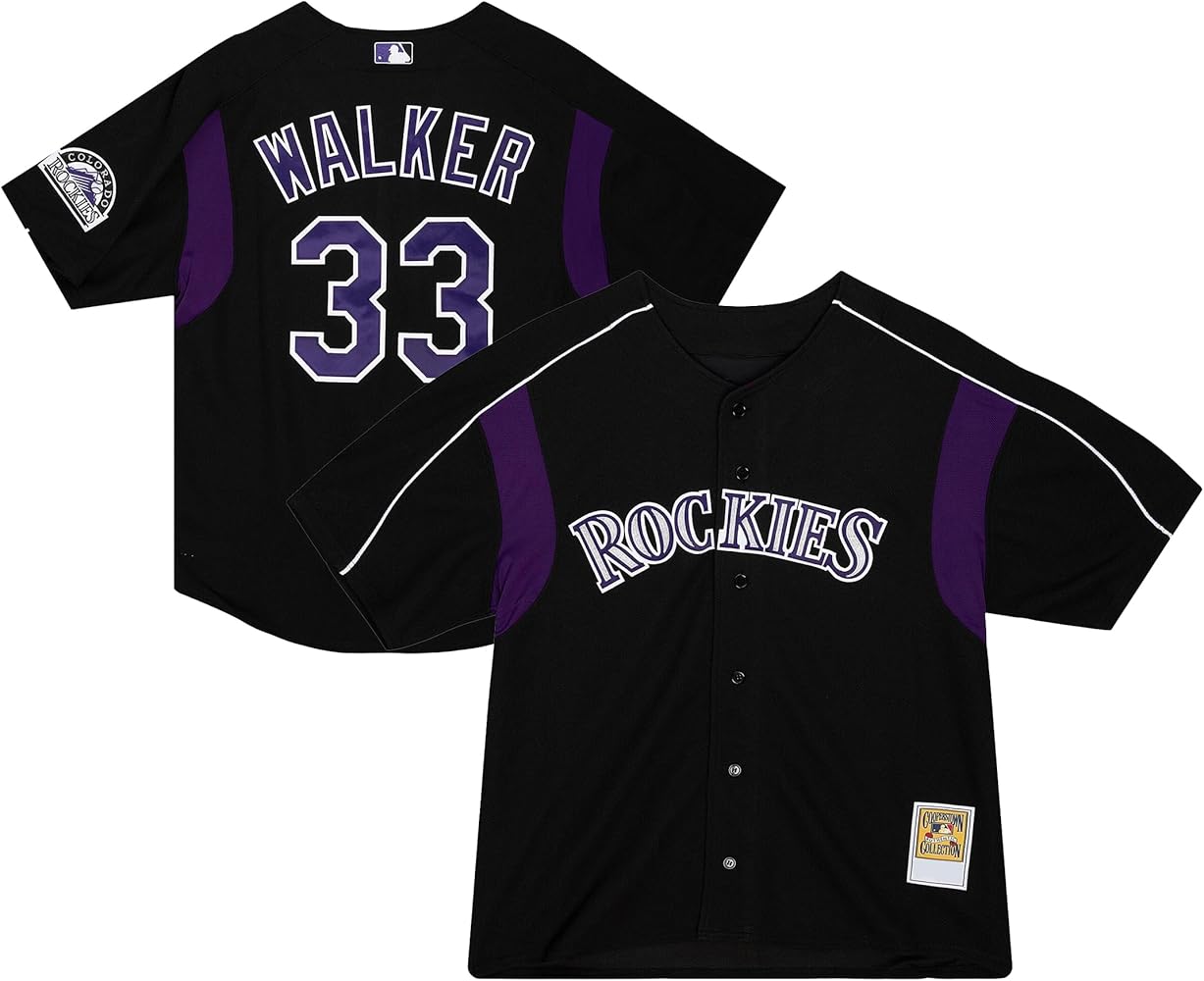 Amazon.com: Larry Walker Colorado Rockies #33 MLB Kids Youth 4-20