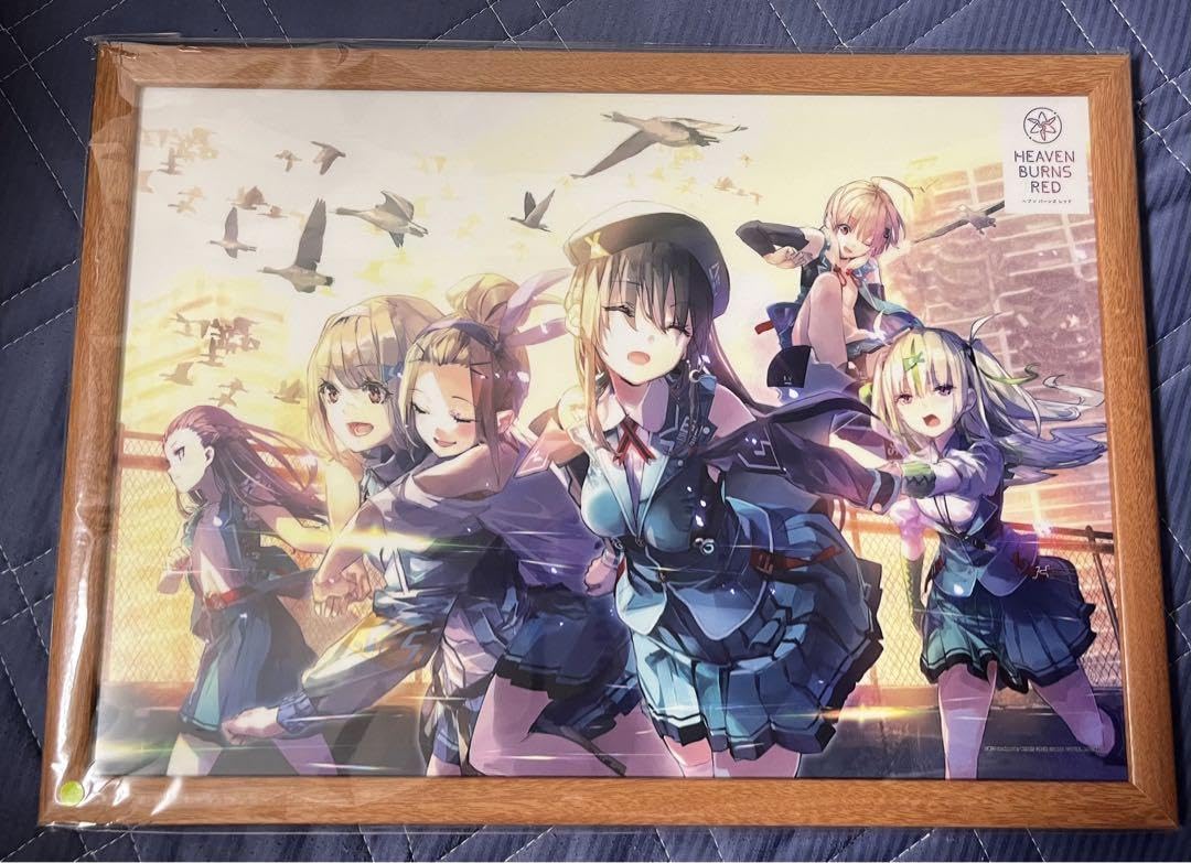 Amazon.co.jp: ヘブンバーンズレッド ヘブバン 31E部隊 額縁入りアート