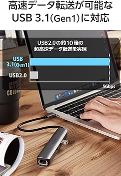 Amazon.co.jp: エレコム USB Type-C ハブ ドッキングステーション 5-in